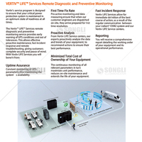 Système d'alimentation sans interruption (ASI) Vertiv Liebert EXM2 100-250 kVA/kW triphasé en ligne à double conversion haute efficacité avec batterie au plomb-acide parallèle 1,5 MW pour données
