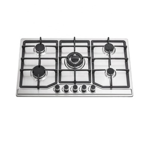 Cuisinière à gaz en acier inoxydable de 0.7MM d'épaisseur, cuisinière à gaz à 5 brûleurs avec Valve de <span class=keywords><strong>Chant</strong></span> - Product Image 3