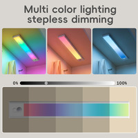 Lampes LED à détecteur de mouvement PIR pour placard, alimentées par piles, en aluminium, pour chambre à coucher, armoire, cuisine