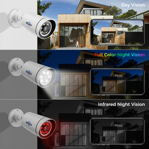 Cámara POE Hiseeu 5MP 3K con Detección de Movimiento por IA, Audio Bidireccional, Visión Nocturna a Todo Color, CCTV HB915-P, Cámara POE Avanzada de 5MP - Product Image 3