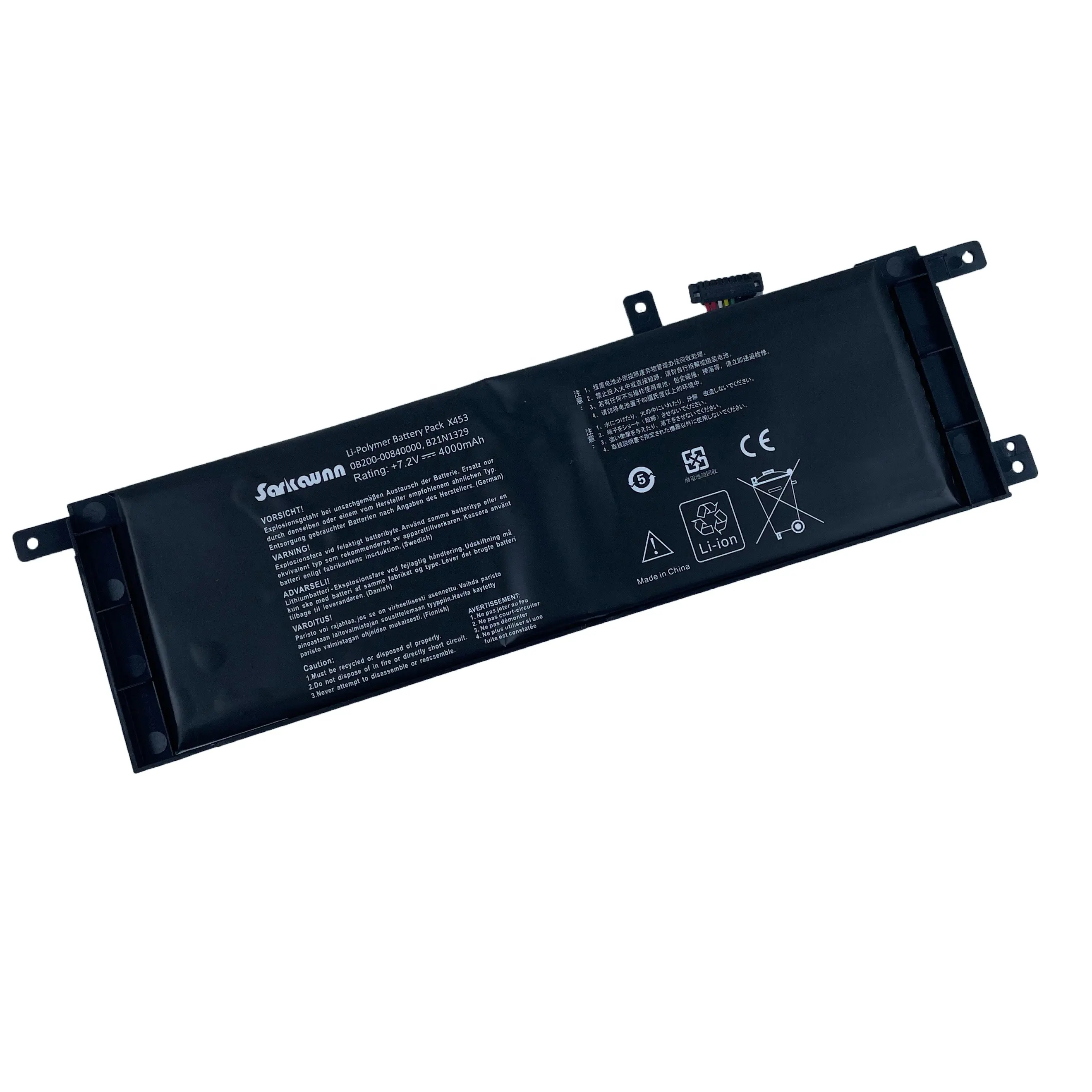 Top Quality 7.6V 4000mAh X452 Laptop Battery For ASUS X453 X553MA