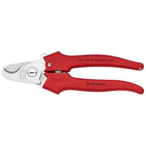 KNIPEX - 95 05 165 SB Tête de cisaille à câble polie, poignées extrusion plastifiées-EAN 4003773034308 CUTTING SNIPS - Product Image 1