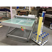 L1134 Table de stratification de panneaux grand format 1.3m 2.5m Table d'application de vinyle Plastifieuse à plat