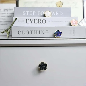 Nordic Creative Flower Petal <strong>Pulls</strong> Solid Zinc Alloy 5-Color <strong>Knobs</strong> Durable Antirust for Kitchen <strong>Cabinet</strong>/<strong>Drawer</strong>/Wardrobe Furniture - Product Image 6