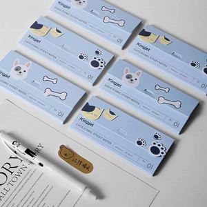 Paper Memo <b>Pad</b> Cute Pet Cartoon Cute Cat and Dog Series Convenience Stickers Account Decorative Tags - Product Image 3