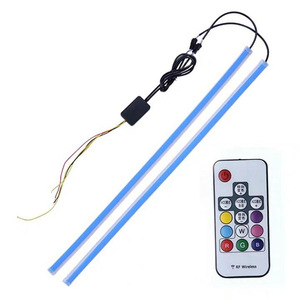 <span class=keywords><strong>Led</strong></span> Strip ánh sáng phổ xe lần lượt tín hiệu RGB màu ban ngày chạy ánh sáng DRL app điều khiển Điều khiển từ xa cho phổ Xe mô hình - Product Image 5