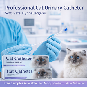 Catéter Urinario Estéril para <span class=keywords><strong>Gatos</strong></span>, Catéter Uretral de 1.0/1.3 mm (Catéter para <span class=keywords><strong>Gatos</strong></span>, Sin Dolor) para Uso Veterinario al Mejor Precio - Product Image 3