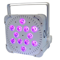 2025 meilleure vente Mini 12X18W Rgbwa + uv 6 en 1 Wifi sans fil Dmx512 batterie Dj Led Par lumière pour scène