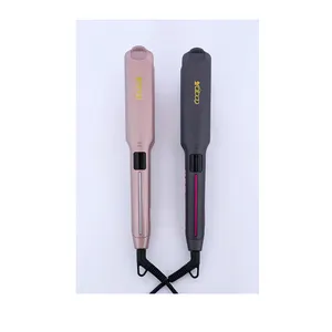 Hair Straightener And Curler 2 In 1 Custom Salon Professional Flat Irons Hair Straightener