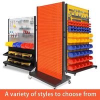 Support d'affichage pliable multifonctionnel en métal à prix d'usine, étagère à outils robuste pour atelier