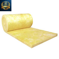 Lembaran Insulasi Glasswool Berlapis Foil Ketebalan 50mm dengan Desain Modern untuk Bangunan Pracetak