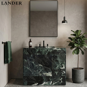 Lavabo de Mármol Verde Alpi Landerstone, Muebles de Baño con Piedra Natural, Lavabo de Mármol Verde - Product Image 1