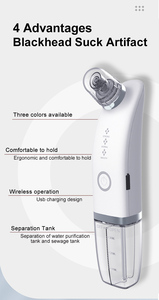 Appareil de nettoyage facial à microbulles pour usage domestique, microdermabrasion, éliminateur de points noirs, nettoyage des pores, mini appareil de nettoyage facial - Product Image 2