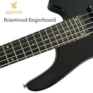 Guitar <span class=keywords><strong>bass</strong></span> điện thụ động chuyên nghiệp, thiết kế sân khấu, bán buôn, logo tùy chỉnh, 5 dây, gỗ maple, 24 phím - Product Image 4