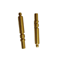 Connecteur de bornes de contact mâles en laiton plaqué or/argent usiné CNC de précision OEM pour l'électronique