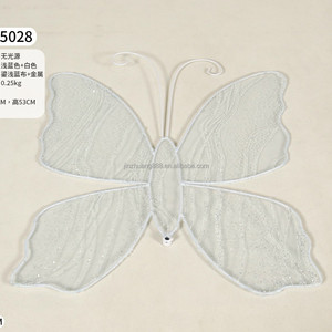 Decoración de Boda Iluminada para Jardín Exterior, Mariposa, Alas de Mariposa Simuladas Coloridas, Tira de Luces LED - Product Image 4