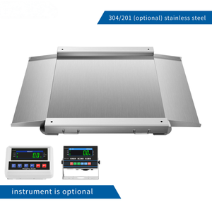Báscula Digital Electrónica Impermeable de Acero Inoxidable Veidt, Plataforma Industrial de 0.5-3T con Indicador YK-SFE - Product Image 3