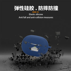 Para Haylou <span class=keywords><strong>MoriPods</strong></span> ANC/PurFree Buds Funda de silicona para auriculares inalámbricos para HAYLOU Airfree/OW03/<span class=keywords><strong>Moripods</strong></span> (solo funda protectora) - Product Image 4