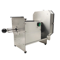 Qdmech Commerciële Elektrische Bananenweegbree Snijmachine 220-240V Chipsnijmachine Hotel Geschikte Bananenwortel Snijmachine Motor