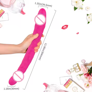 Vibrador Erótico de Punto G al por Mayor, Dildo para Mujeres, Masturbadores Lésbicos para Adultos, Impermeable IPX7, 9 Modos, 2 Motores, Lujo, <40dB - Product Image 1