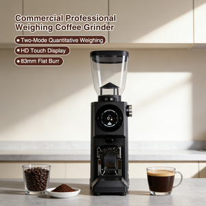 Nouvelle Conception 2026 – Moulin à Expresso Commercial à Mouture au Poids 220V-240V en Acier Inoxydable avec Meules Plates de 83mm - Product Image 2