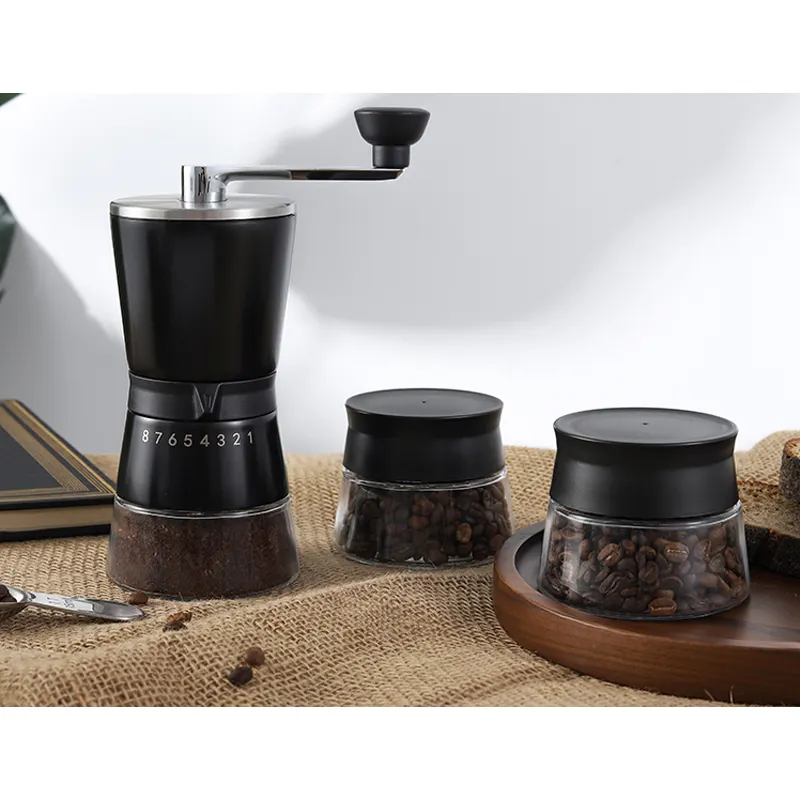 Nuovi arrivi macinacaffè espresso manuale commerciale più venduto con macinacaffè in ceramica
