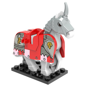 X0158欧洲中世纪战马古罗马人物DIY塑料积木玩具迷你建筑砖娃娃 - Product Image 5