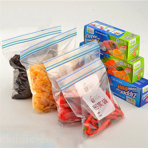 Food Grade Transparent Packing Custom Printed Logo Ziplock Freezer Storage Fresh Food Plastic Slider Zipper Bags - Product Image 5