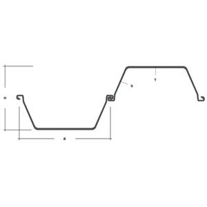 Chapa de Acero al Carbono de Alta Resistencia en Forma de U, Laminada en Caliente y en Frío, <span class=keywords><strong>JISA</strong></span> 5523, para Control de Inundaciones - Product Image 2