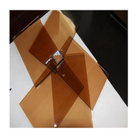 Verre trempé de sécurité teinté bleu vert gris bronze coloré personnalisé 4mm 5mm 6mm 8mm 10mm verre trempé pour escalier industriel