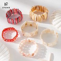 IFOND Großhandel Boho Natürliche Perlmutt-Muschel Perlenarmbänder Modeschmuck für Frauen Sommer Strand Urlaub Party