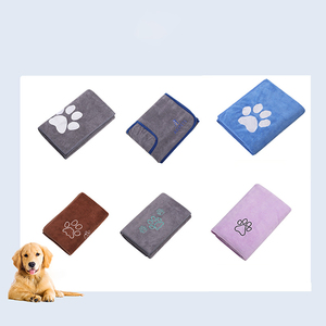 Vente directe d'usine, logo personnalisé, serviette de bain pour animaux de compagnie, en microfibre douce, séchage rapide, super absorbante, impression d'images - Product Image 5
