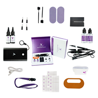 Kit d'outils pour extensions de cheveux v Light, vente chaude 2025, kit de machine pour extensions de cheveux, pour nouvelles extensions de cheveux humains à lumière UV