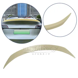 Fast Shipping Exterior Accessories ABS Carbon Fiber Taiwan Style Rear Boot Wing Spoiler For Tesla Model Y 2019-2022