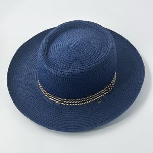 Erkek büyük ağız Anti-UV güneş şapkası yaz açık Golf plaj bisiklet için balıkçılık şapkası basit hasır şapka rahat seyahat-<span class=keywords><strong>panama</strong></span> <span class=keywords><strong>Jack</strong></span> - Product Image 1