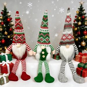 Gnomo Navideño Nórdico Hecho a Mano, Figura de Peluche con Gorro de Punto, Muñeco de Hilo, Adorno para Decoración del Hogar - Product Image 6