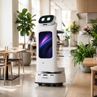 Robot de livraison autonome UBTECH L100 de qualité commerciale, recharge automatique, charge utile de 40 kg, 4G/5G/Wi-Fi pour supermarchés et commerces de détail