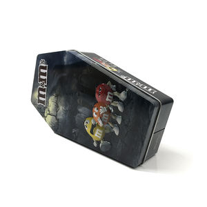 Fabrika doğrudan özel tabut şekli teneke hediye kutusu 178x105x45mm cadılar bayramı benzersiz Vintage teneke kutu şeker hatıra çikolata teneke kutu - Product Image 5