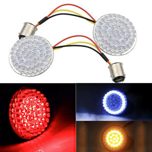 RACEPRO RP6640-1001RR Luces Traseras LED Dobles Ámbar Blanco Rojo con Señales de Giro para Harley Sportster Dyna Touring Softail - Product Image 3