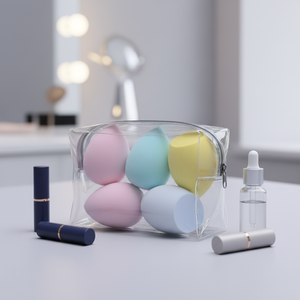 Esponja de <span class=keywords><strong>Maquillaje</strong></span> Lavable, Color Rosa Claro, Suave, en Forma de Gota de Agua, Sin Látex, <span class=keywords><strong>para</strong></span> <span class=keywords><strong>Maquillaje</strong></span> Húmedo y Seco - Product Image 5