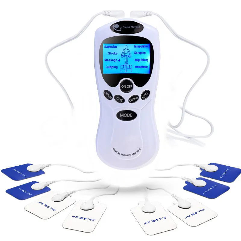 B2B Digital TENS Unit full body health care muscle Stimulator exercise fitness electric therapy High Frequency pulse massager