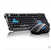 Ensemble clavier et souris sans fil Deiog V61 avec touches multimédias USB 1200 dpi, design ergonomique pour ordinateur portable et téléviseur