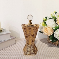Brûleur d'encens arabe en métal doré de haute qualité, portable, moderne, pour le magasin, le bureau, la maison, décoration du Ramadan