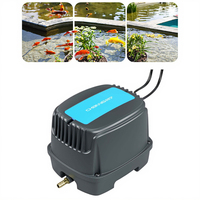 Pompe à air haute capacité pour aquarium et bassin à koïs, aération puissante avec débit réglable pour l'apport d'oxygène