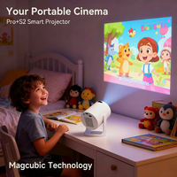 [Nouveau 2026] Projecteur intelligent HY300 Pro, Android 11 WiFi 6, 180 °   Projecteur portable Swivel, résolution native 720P 4K, 120 ANSI Lumens