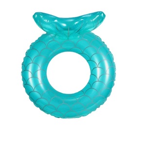 Mermaid Inflatable Swimming Ring With Backrest Adult Float For Pool Water Fun Environmentally Friendly Pvc Material - Product Image 4