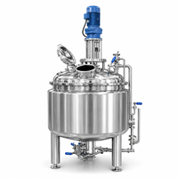 Réservoir de préparation de liquides SS316L GMP, cuve de mélange agitée, conteneur de stockage stérile pour la production pharmaceutique