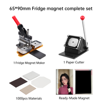 Aimant de réfrigérateur 3D manuel de personnalisation en PVC, ensemble de machine à fabriquer des insignes à bouton carré, équipement d'automatisation, PLC de 1 an