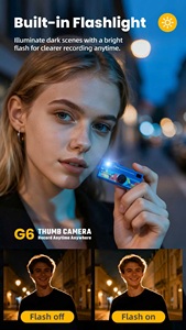 Cámara Digital Retro G6 Roja Miniatura de 12MP HD con Forma de Encendedor, Videocámara con Llavero, Accesorios de Moda al por Mayor - Product Image 3