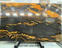 Dalle de pierre en quartzite Golden Silk à veines dorées, granit Magma Gold, pour panneau mural, plan de travail, mur de fond et décoration intérieure
